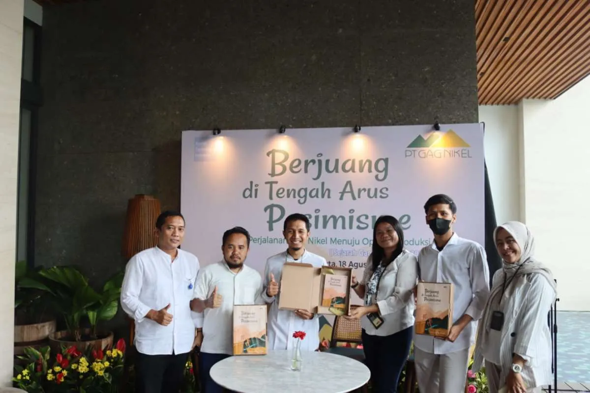 PT Gag Nikel Launching Buku Berjuang di Tengah Arus Pesimisme