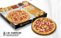 Promo PHD Tiap Jumat-Minggu Periode Agustus, 2 Pizza + 5 Snack Harga Spesial