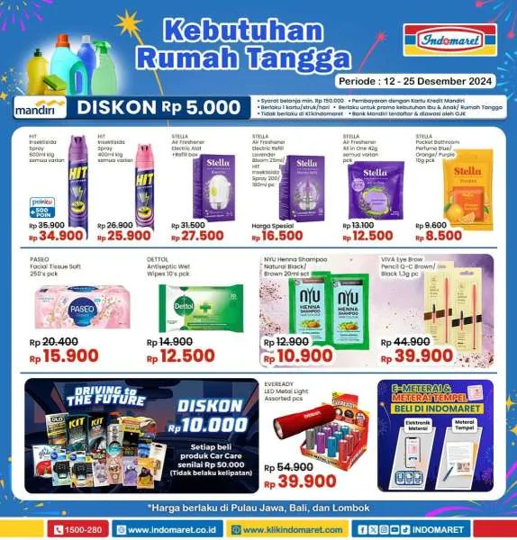 Promo Indomaret Super Hemat Periode 12-25 Desember 2024