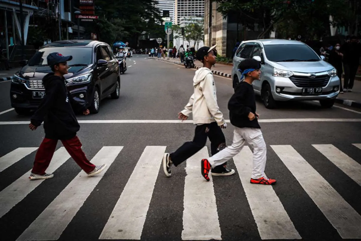 Makin Ramai, Polisi Berlakukan Kebijakan Buka Tutup Jalur Citayam Fashion Week