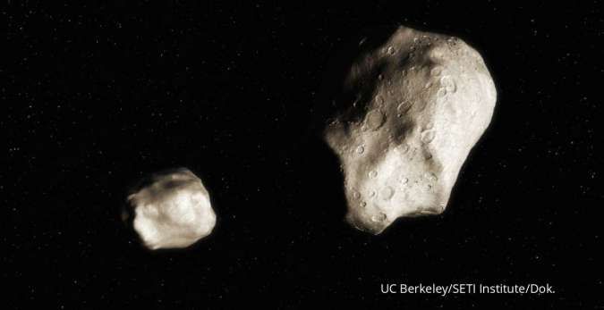 ILUSTRASI: Sepasang asteroid termuda, 2019 PR 2 dan 2019 QR6
