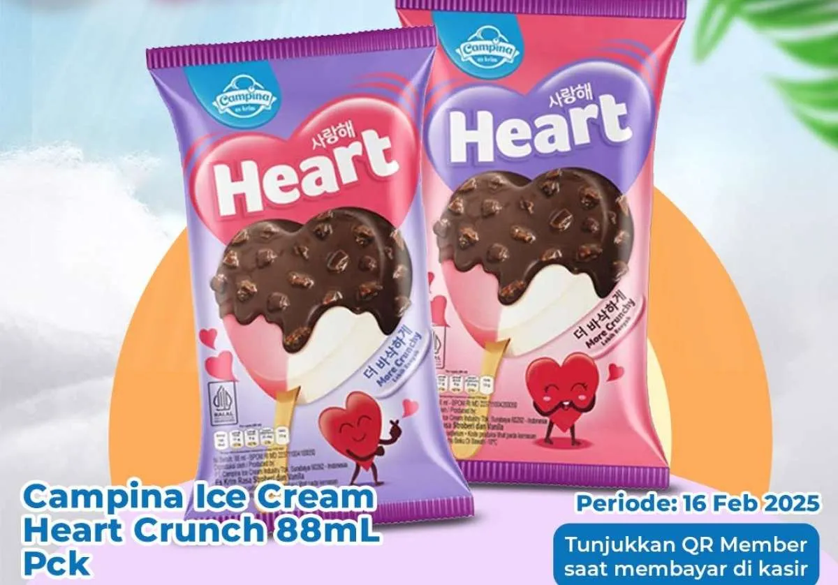 Promo Es Krim Indomaret Weekend Spesial Valentine 16 Februari 2025, Beli 1 Gratis 1
