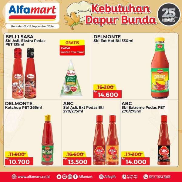 Promo Alfamart 1-15 September 2024 Spesial Kebutuhan Dapur