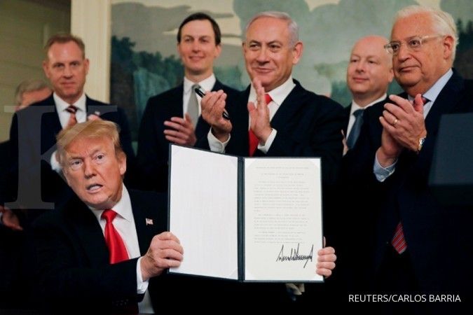 Proposal perdamaian Timur Tengah Trump: Israel senang, Palestina meradang