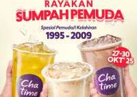 Promo Sumpah Pemuda di Chatime & Ramen Ya! Oktober, Harga Lebih Hemat