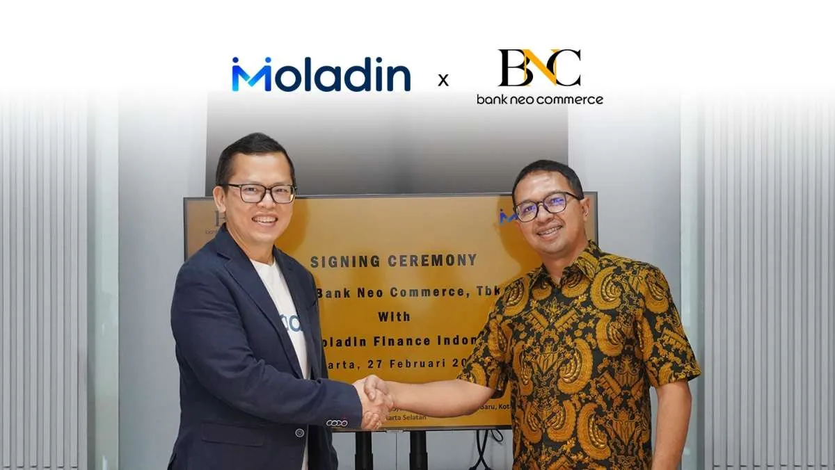Moladin Bekerjasama dengan Bank Neo Commerce guna Perluas Akses Keuangan di Indonesia