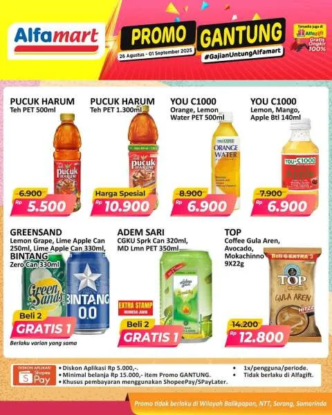 Promo Alfamart Gantung Periode 26 Agustus-1 September 2025
