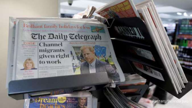 Koran Tua di Inggris Telegraph Dilelang Setelah Batal Diakuisisi Investor Abu Dhabi