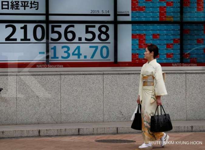 Data ekonomi China semakin memburuk, bursa saham Asia jatuh 