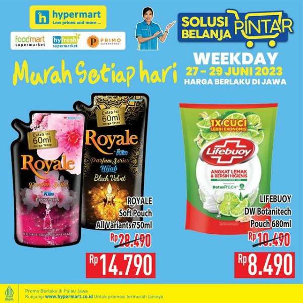 Promo Hypermart Hyper Diskon Weekday Periode 27-29 Juni 2023