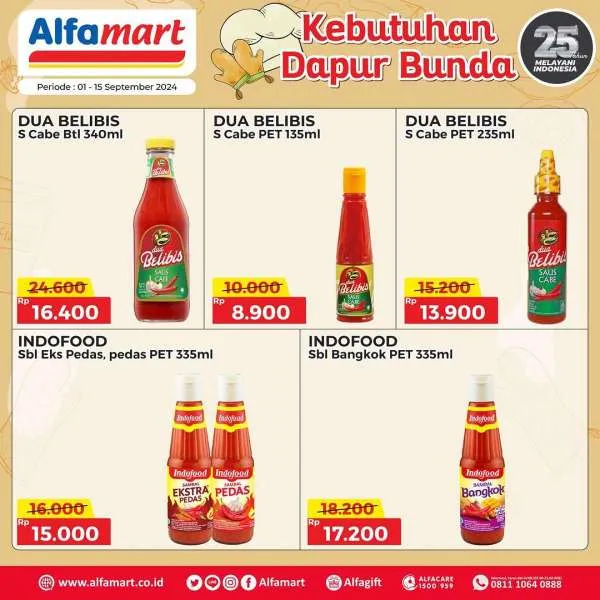 Promo Alfamart Kebutuhan Dapur Periode 1-15 September 2024