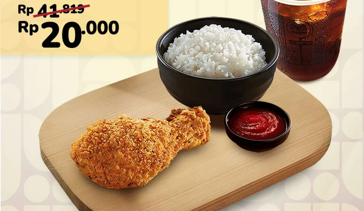 Promo HokBen Fried Chicken Oktober 2025, Makan Hemat Cuma Rp 20.000