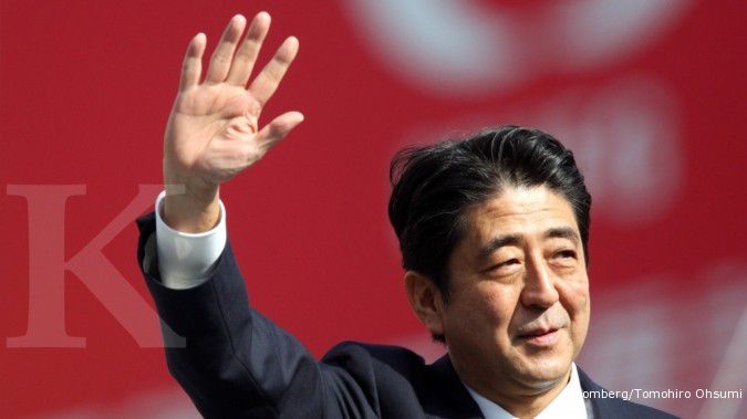 Turbulensi bursa jadi ujian pertama Abenomics