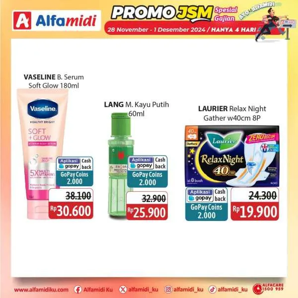 Promo JSM Alfamidi Spesial Gajian Periode 28 November-1 Desember 2024