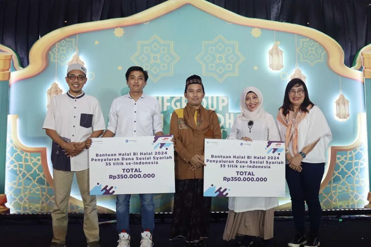 Halal bi Halal FIFGROUP, 35 Panti Asuhan Berbagi Kebahagiaan Bersama Ustadz Maulana