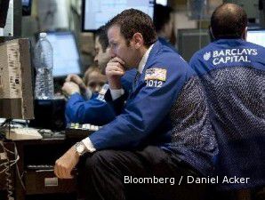 Wall Street keok ke level terendah dalam sebulan