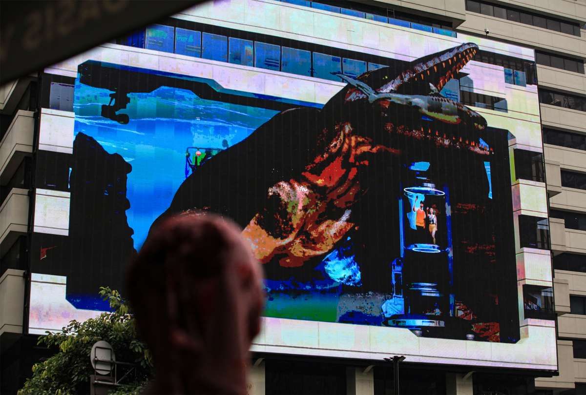 Reklame videotron 3D