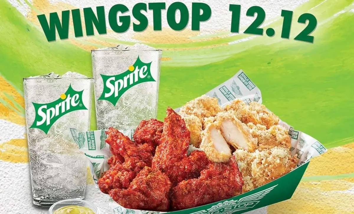 Promo 12.12 di Wingstop 5-12 Desember 2024, 12 Ayam dan 2 Sprite Harga Spesial
