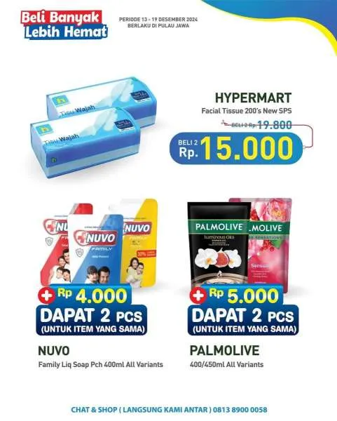 Promo Hypermart Beli Banyak Lebih Hemat Periode 13-19 Desember 2024