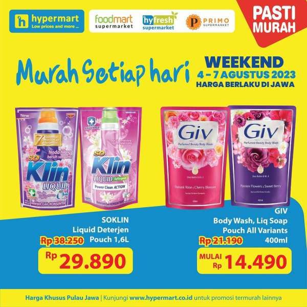 Katalog Harga Promo JSM Hypermart Terbaru 4-7 Agustus 2023