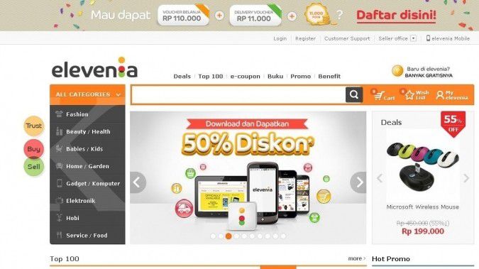 XL Planet pasang target omzet Elevenia Rp 1 T