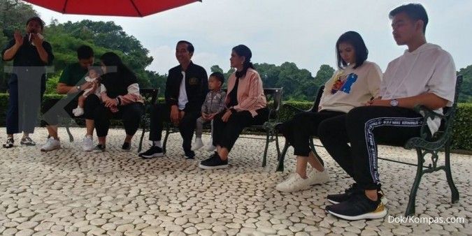 Acara kumpul keluarga Presiden: Wartawan bertanya, Jokowi dan keluarga menjawab 