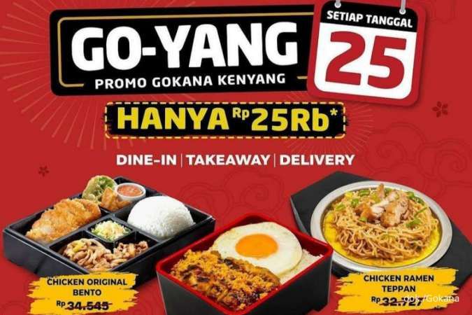 Khusus Tanggal 25! Promo Gokana 25 Mei 2022, Ada Paket Goyang 25 Cuma Rp 25.000