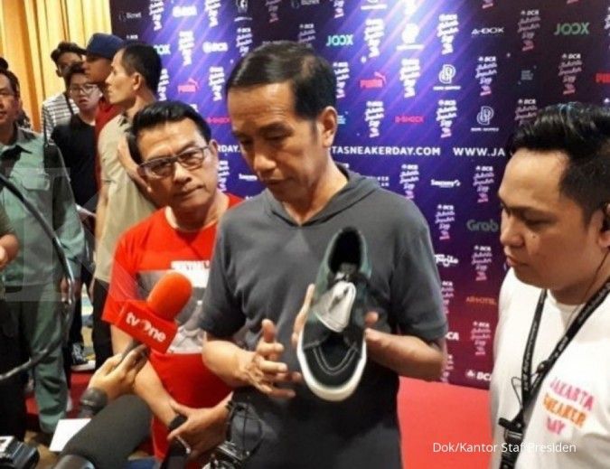 Presiden ajak masyarakat dukung produk sneakers dalam negeri