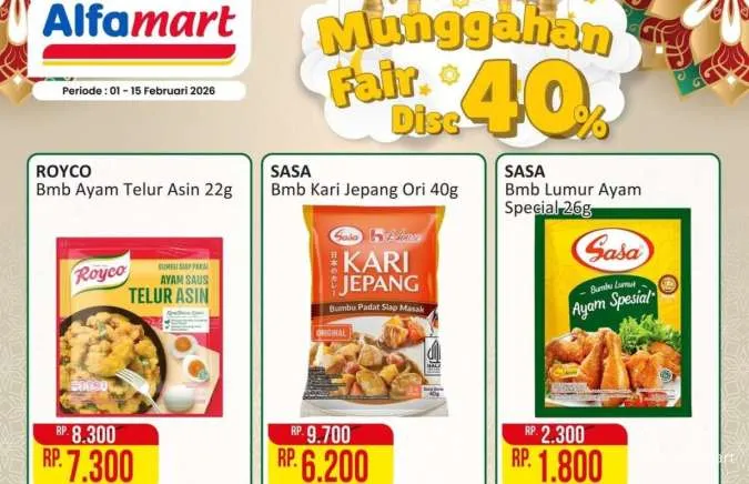 Promo Alfamart Munggahan Fair 1-15 Februari 2026, Kebutuhan Dapur Diskon hingga 40%