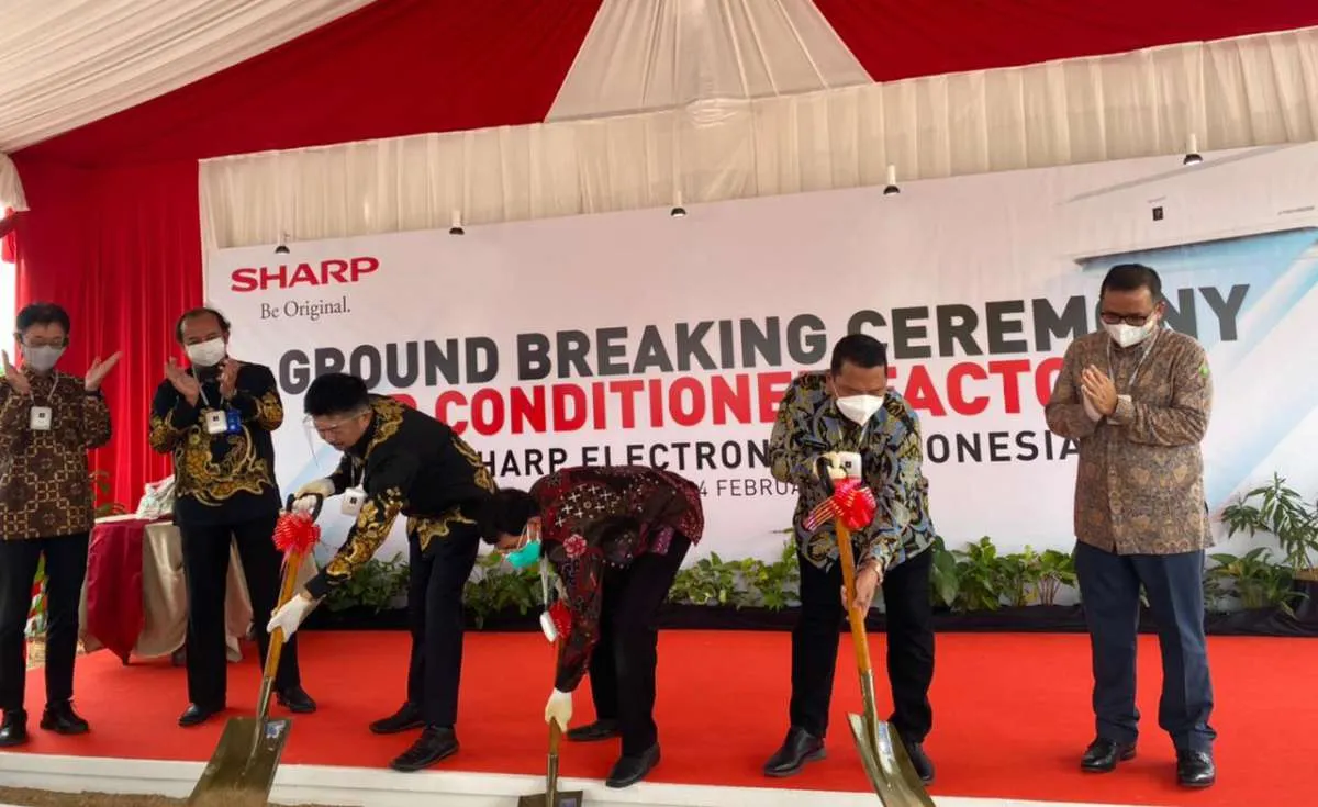 Kemenperin: Progres Pembangunan Pabrik AC Sharp Mencapai 43,55%