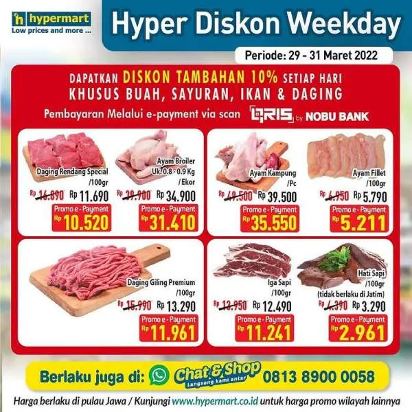 Promo Hypermart Terbaru Mulai 29-31 Maret 2022