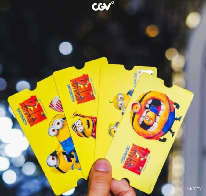 Promo Merchandise Minions dari Film Despicable Me 4 di CGV, Cinepolis, dan XXI 