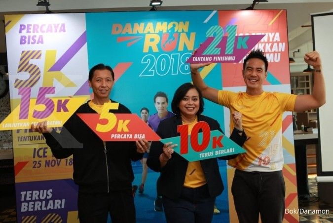 Gaet pelari pemula, Danamon Run 2018 kembali digelar November 2018 