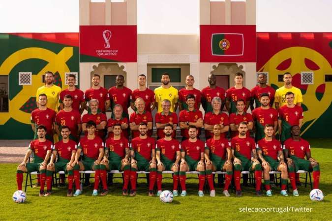 Jadwal Timnas Portugal di Piala Dunia 2022 Qatar