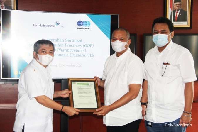 Pastikan Keamanan Kargo Pharmaceutical, Sucofindo Berikan Sertifikasi Good Delivery Practices untuk Garuda Indonesia