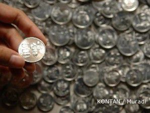 Rupiah keok dari posisi paling perkasa dalam empat tahun