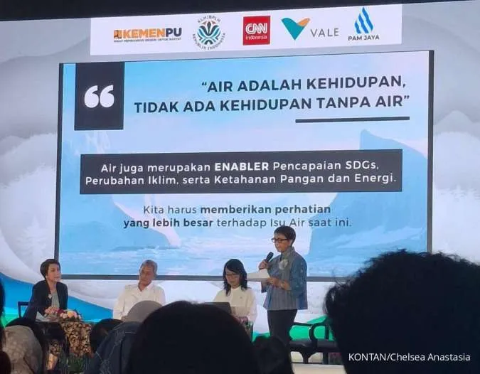 Krisis Air Global, Retno Marsudi: 3,5 Miliar Orang Kurang Akses Sanitasi Layak