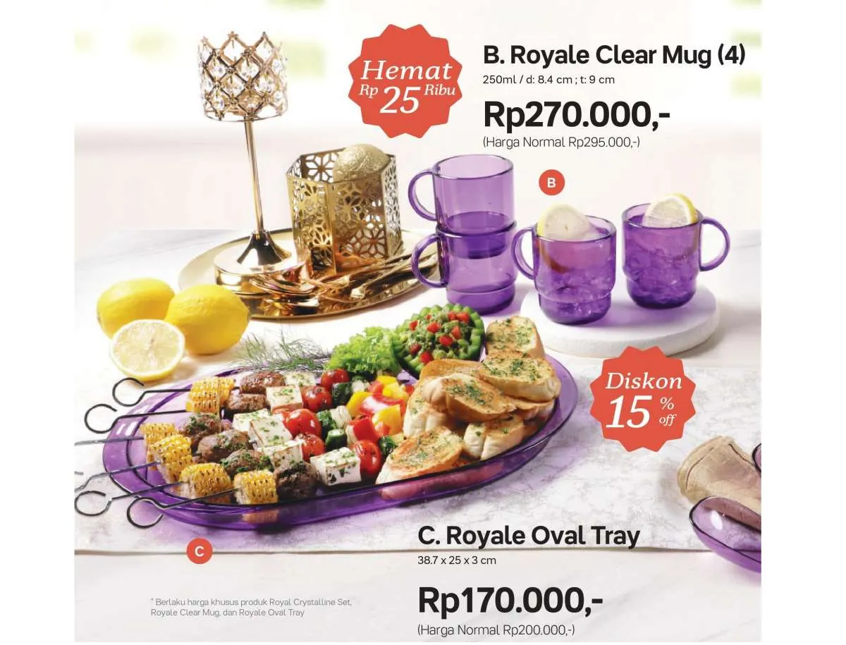 Katalog promo Tupperware Agustus 2021, ada diskon mulai dari 10%