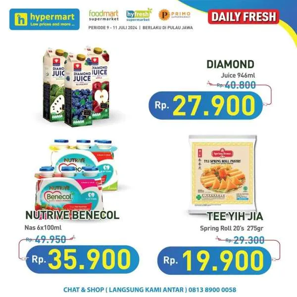 Promo Hypermart Hyper Diskon Weekday Periode 9-11 Juli 2024