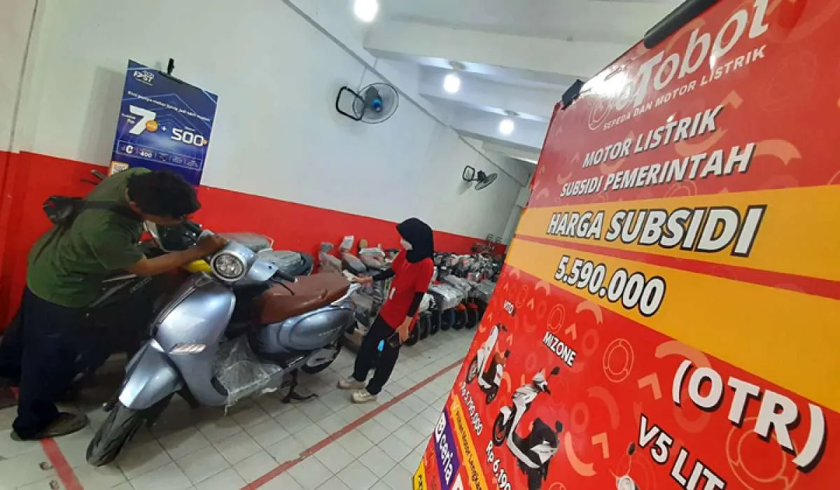 Penjualan Motor Listrik Bersubsidi Masih Rendah, Target Diprediksi Sulit Tercapai