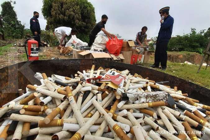 Kanwil DJBC Banten gempur peredaran rokok ilegal