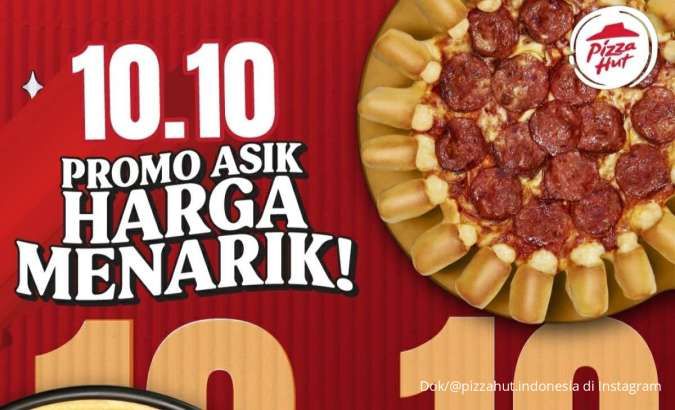 Promo 10.10 Makanan di Pizza Hut dan Mako Bakery Hari Ini 10 Oktober 2024