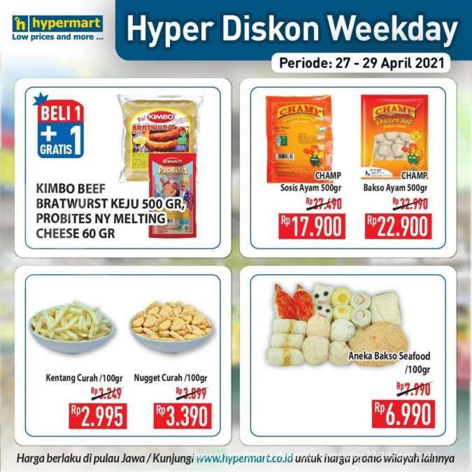 Promo Hypermart weekday 27-29 April 2021 