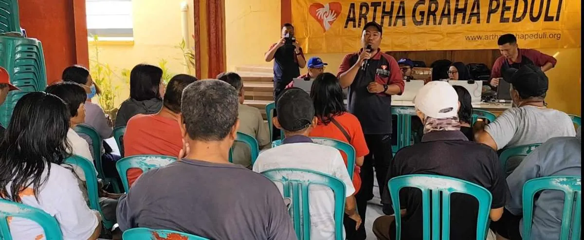 Bakti Sosial Electronic City Bersama Artha Graha Peduli di Vihara Atha Naga Vimutti