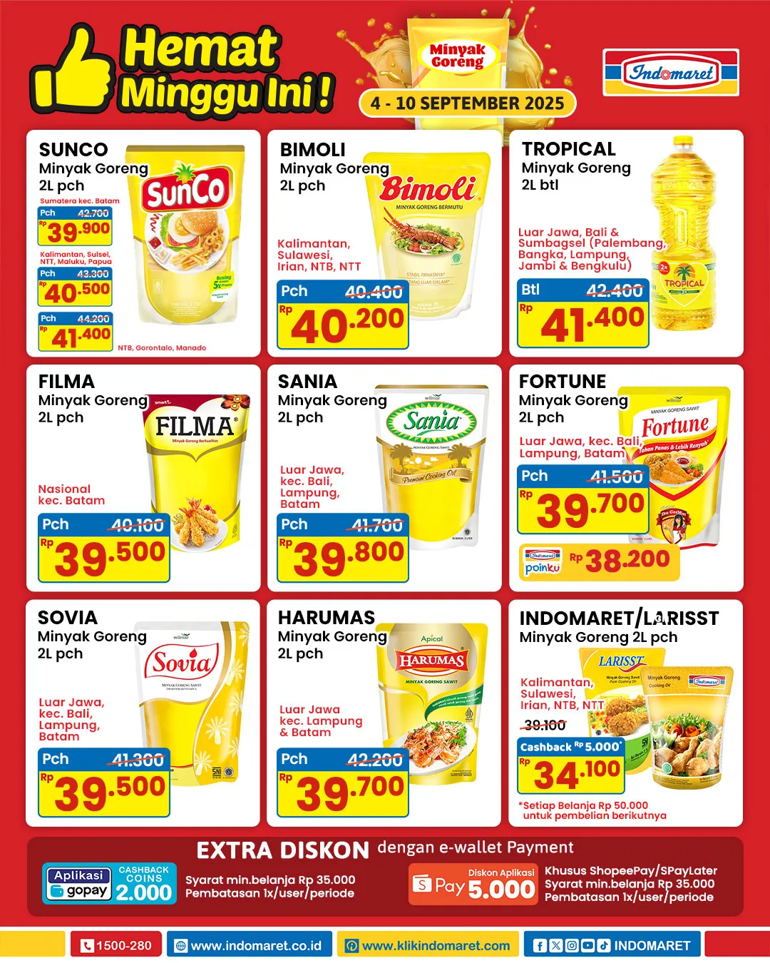 Promo Minyak Goreng Indomaret Periode 4-10 September 2025