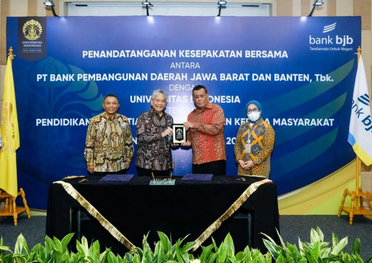 Bank BJB Berkolaborasi dengan Universitas Indonesia Dukung Dunia Pendidikan
