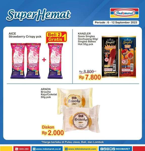 Katalog Promo Indomaret Super Hemat Terbaru 6-12 September 2023