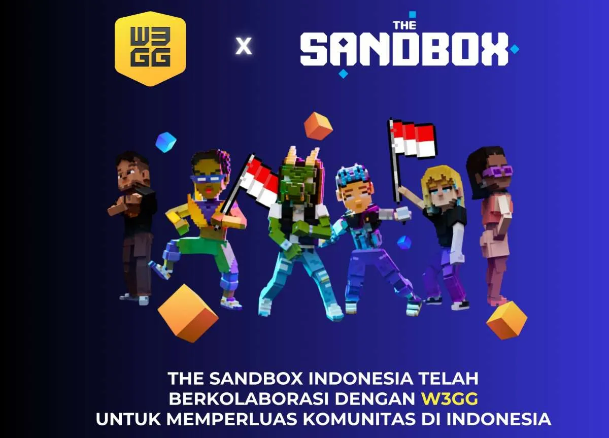 Berinvestasi Ciptakan Kreativitas Dunia Gaming, The Sandbox Gandeng W3GG