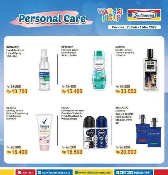 Promo Indomaret Super Hemat Mingguan 23 Februari-1 Maret 2022