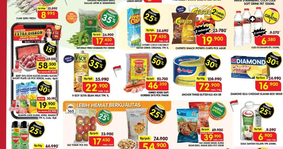 Promo Superindo Hari Rabu 17 Agustus 2022 untuk Produk Kebutuhan Harian Anda